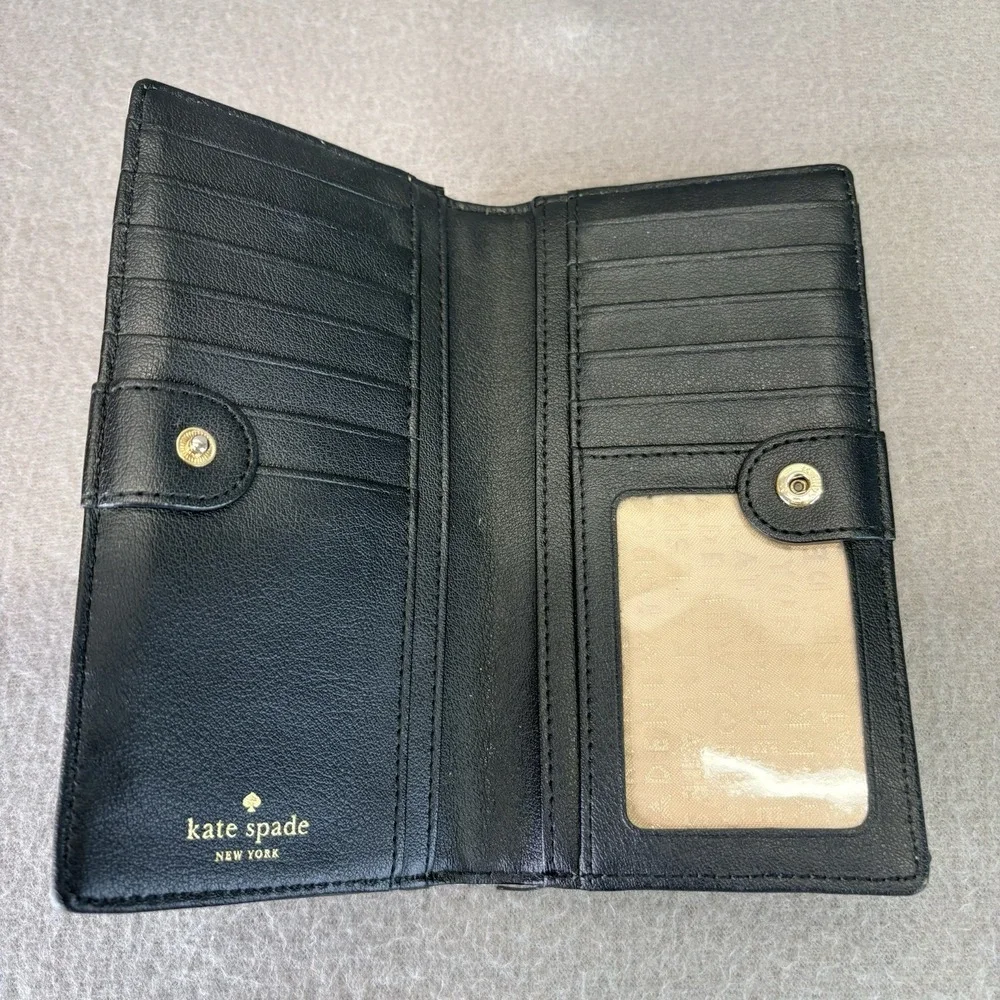 Kate Spade Long Wallet Pink and Black